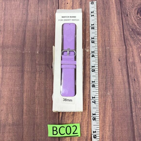 MACY’S PURPLE APPLE WATCH BAND COMPATIBLE WITH 38mm BC02 - Picture 4 of 4